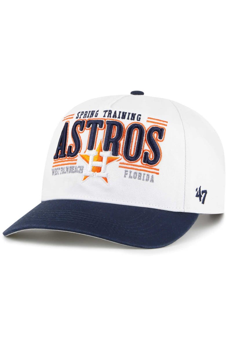 '47 Men's '47 White Houston Astros 2024 Spring Training Oceanside Hitch Adjustable Hat, Main, color, 