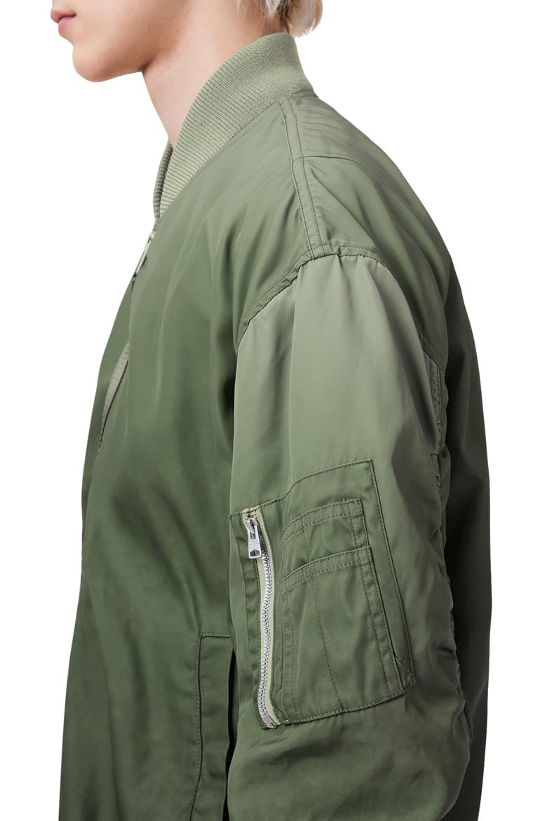 Cascade Bomber Jacket, Alternate, color, ISLAND GREEN