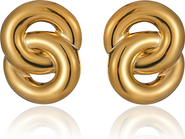 Kellery Rosalía Gold-Toned Baroque Copper Earrings