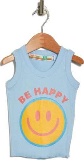 Happy Tank Vintage Havana Kids' Ribbed Be Happy Tank Top | Nordstromrack