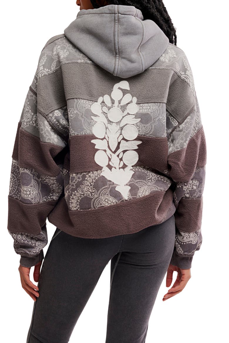 FP Movement Final Call Appliqué Graphic Hoodie, Alternate, color, CHOCOLATE COMBO