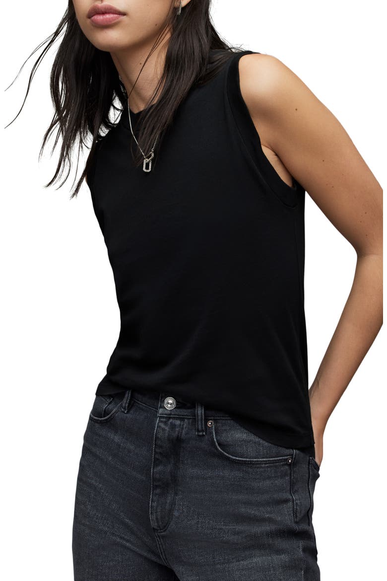Imogen Tank Top, Alternate, color, BLACK