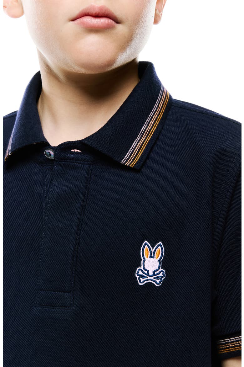 Kids' Jaydon Pique Polo, Alternate, color, BARITONE BLUE