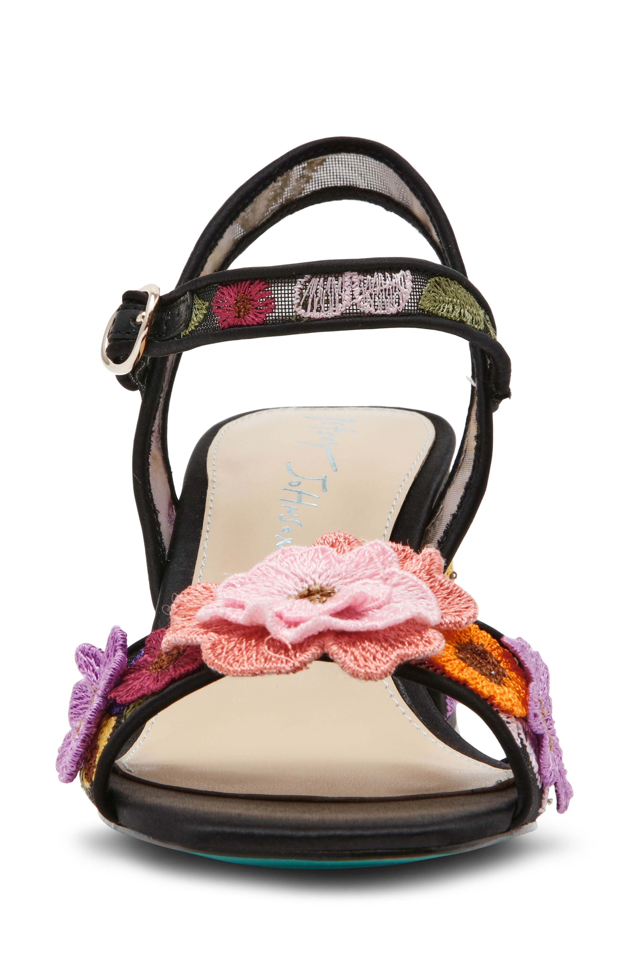 Betsey Johnson Blare Ankle Strap Pump, Alternate, color, 