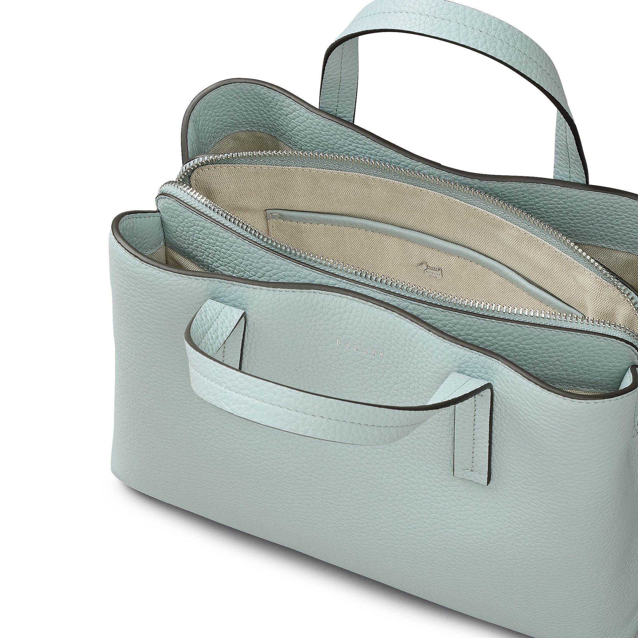 Dukes Place Medium Ziptop Satchel Bag, Alternate, color, Seafoam