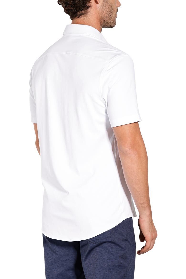 New Bold Short Sleeve Tech Shirt, Alternate, color, White