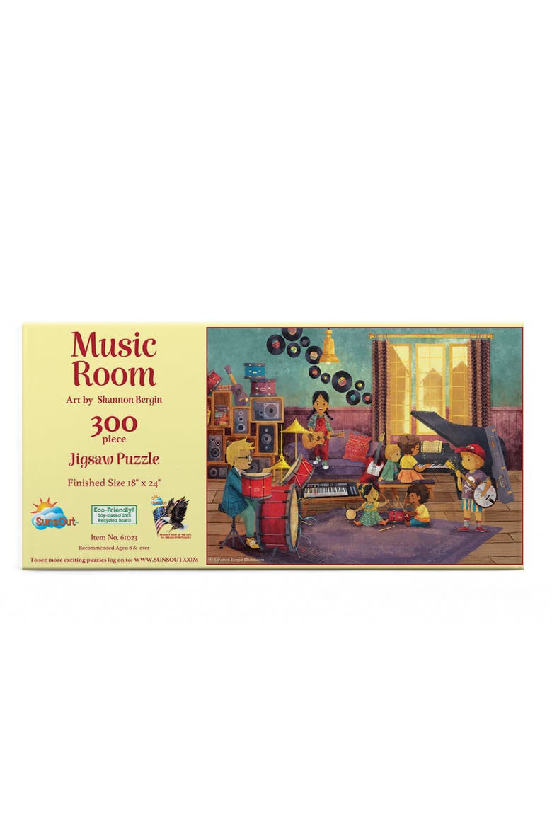 Music Room 300 piece Jigsaw Puzzle for Adults, Alternate, color, Multicolor
