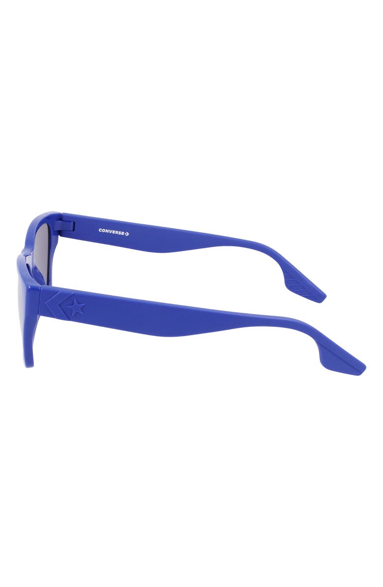 Converse Recraft 54mm Gradient Cat Eye Sunglasses, Alternate, color, Converse Blue