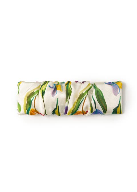 Tulip Silk Hair Barrette Clip