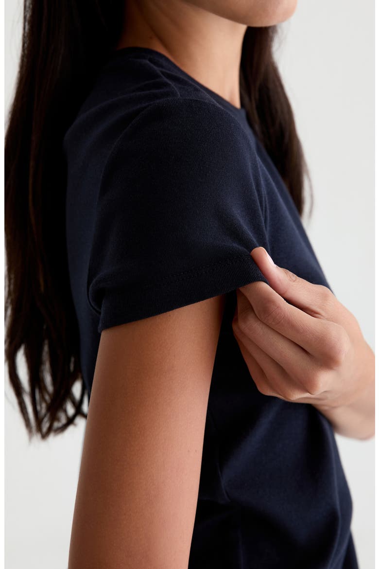 Sadie Crop T-Shirt, Alternate, color, DEEP TRENCHES