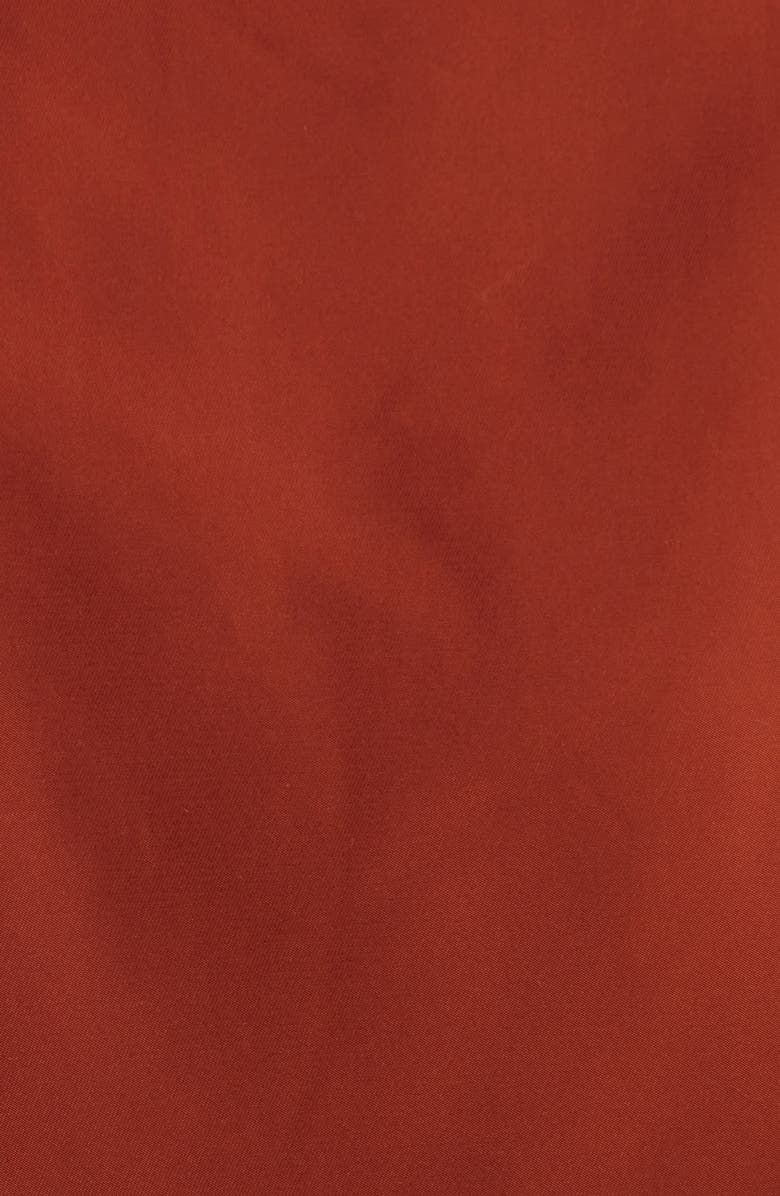 Save The Duck Gala Water Resistant Trench Coat, Alternate, color, Sienna Red