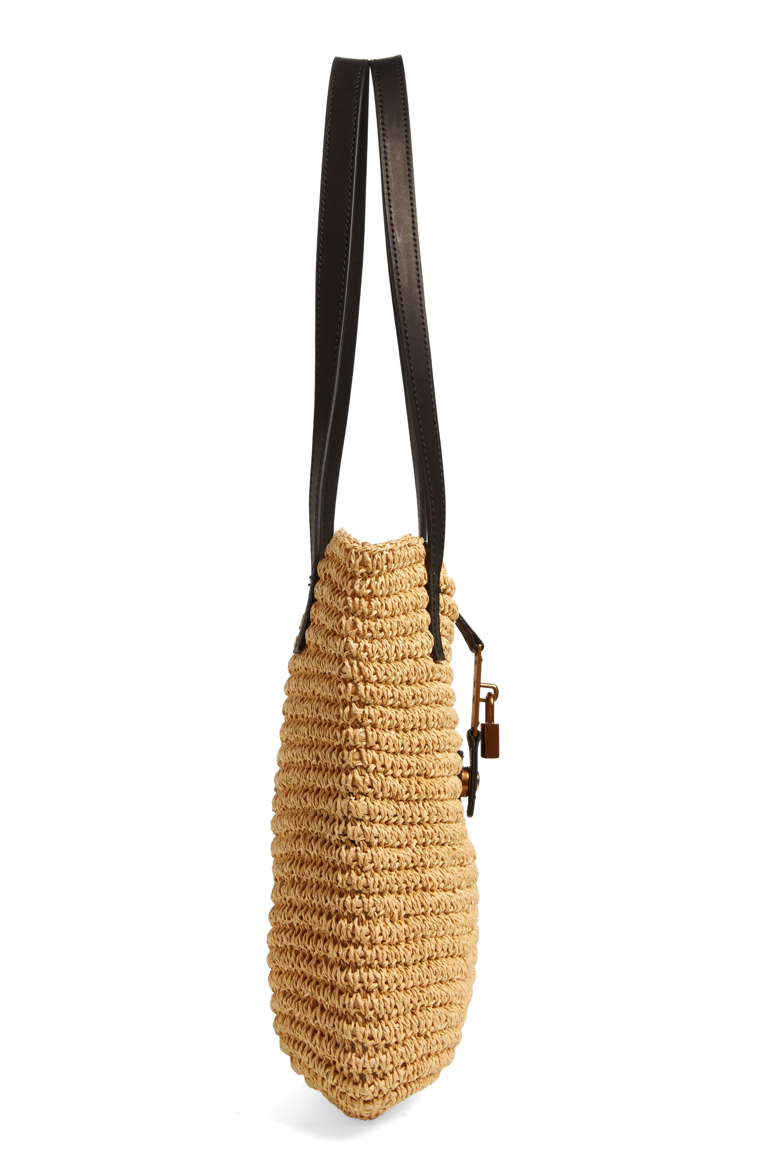 Kurt Geiger London Brixton Raffia Tote, Alternate, color, 