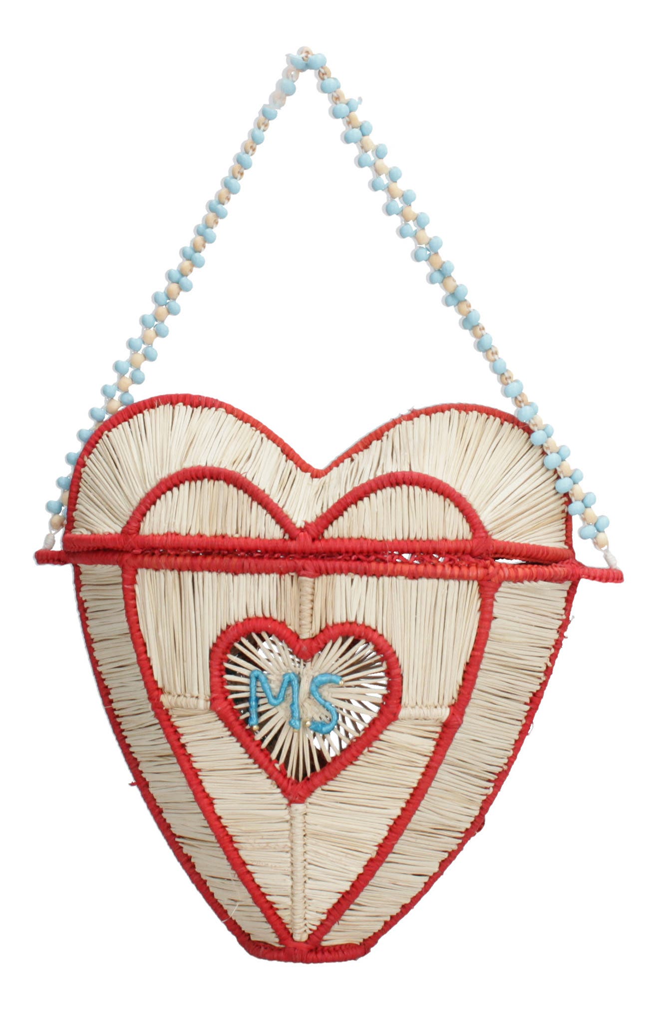 MERCEDES SALAZAR Pure Magic Sagrado Raffia Handbag, Alternate, color, 