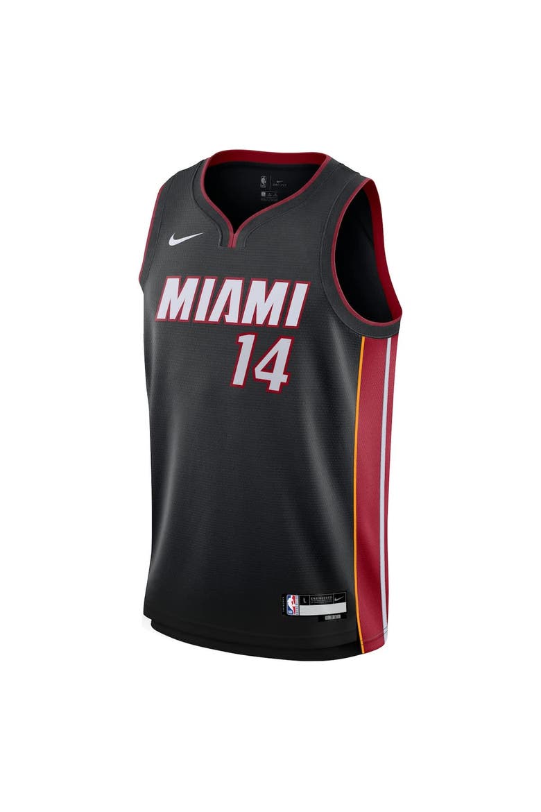 Youth Nike Tyler Herro Black Miami Heat Swingman Jersey - Icon Edition, Alternate, color, Black