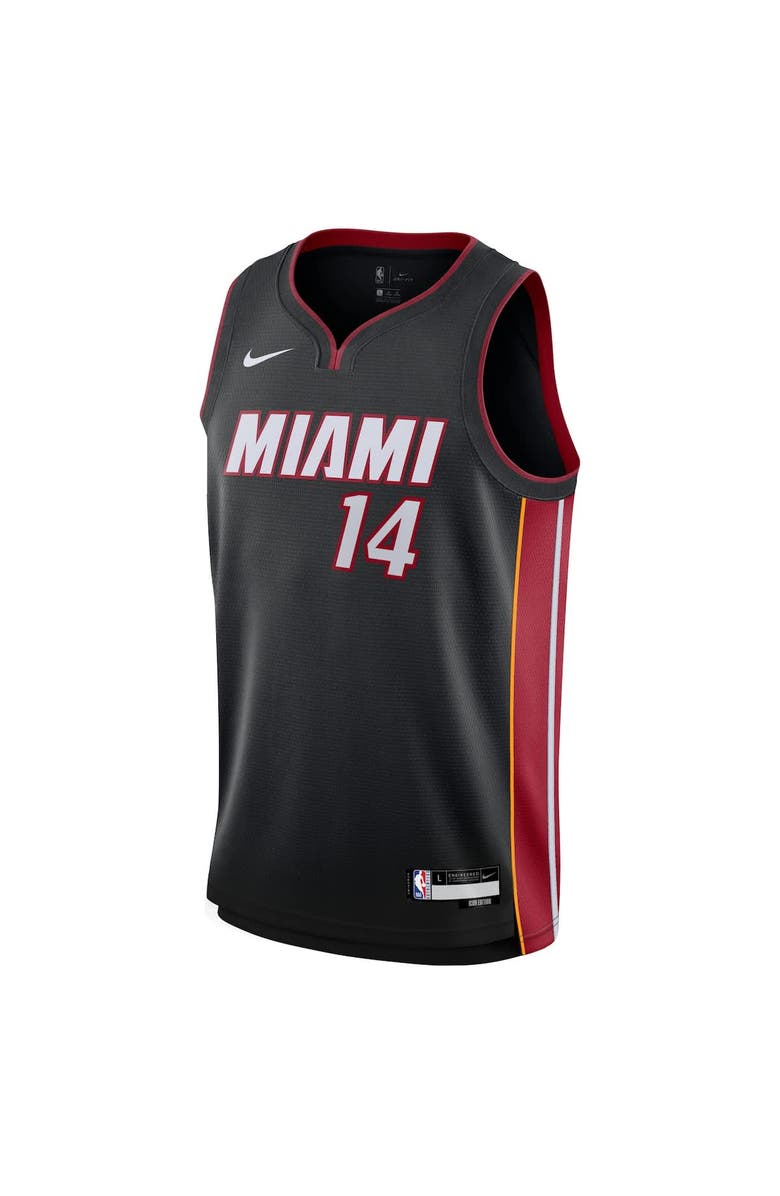 Nike Youth Nike Tyler Herro Black Miami Heat Swingman Jersey - Icon Edition, Alternate, color, Black