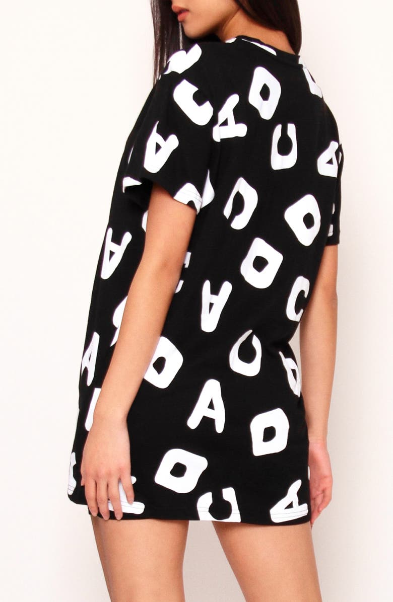 Absence of Colour Qui Logo Print Long T-Shirt, Alternate, color, 