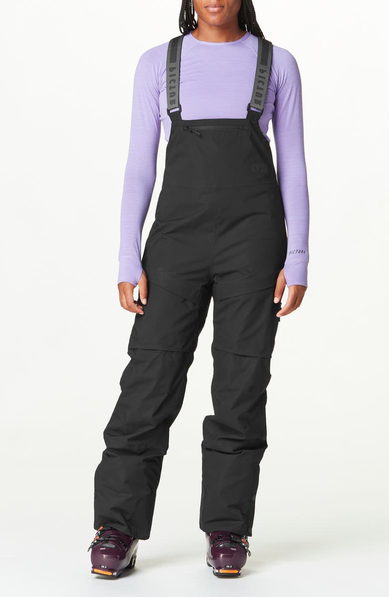 Picture Organic Clothing Elwy Waterproof Insulated Snow Bib, Main, color, 