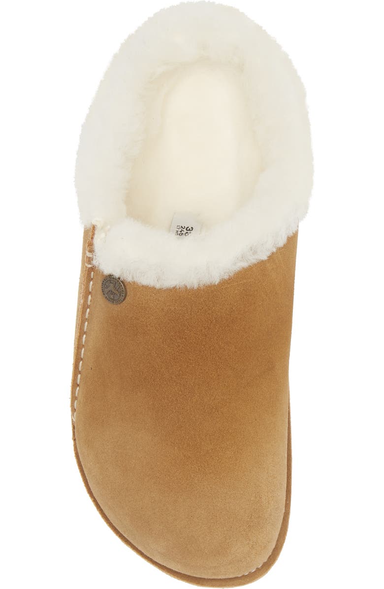 Birkenstock Zermatt Genuine Shearling Slipper, Alternate, color, Mink/ Natural