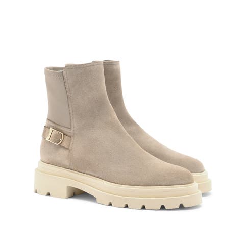 Women's suede ankle boot