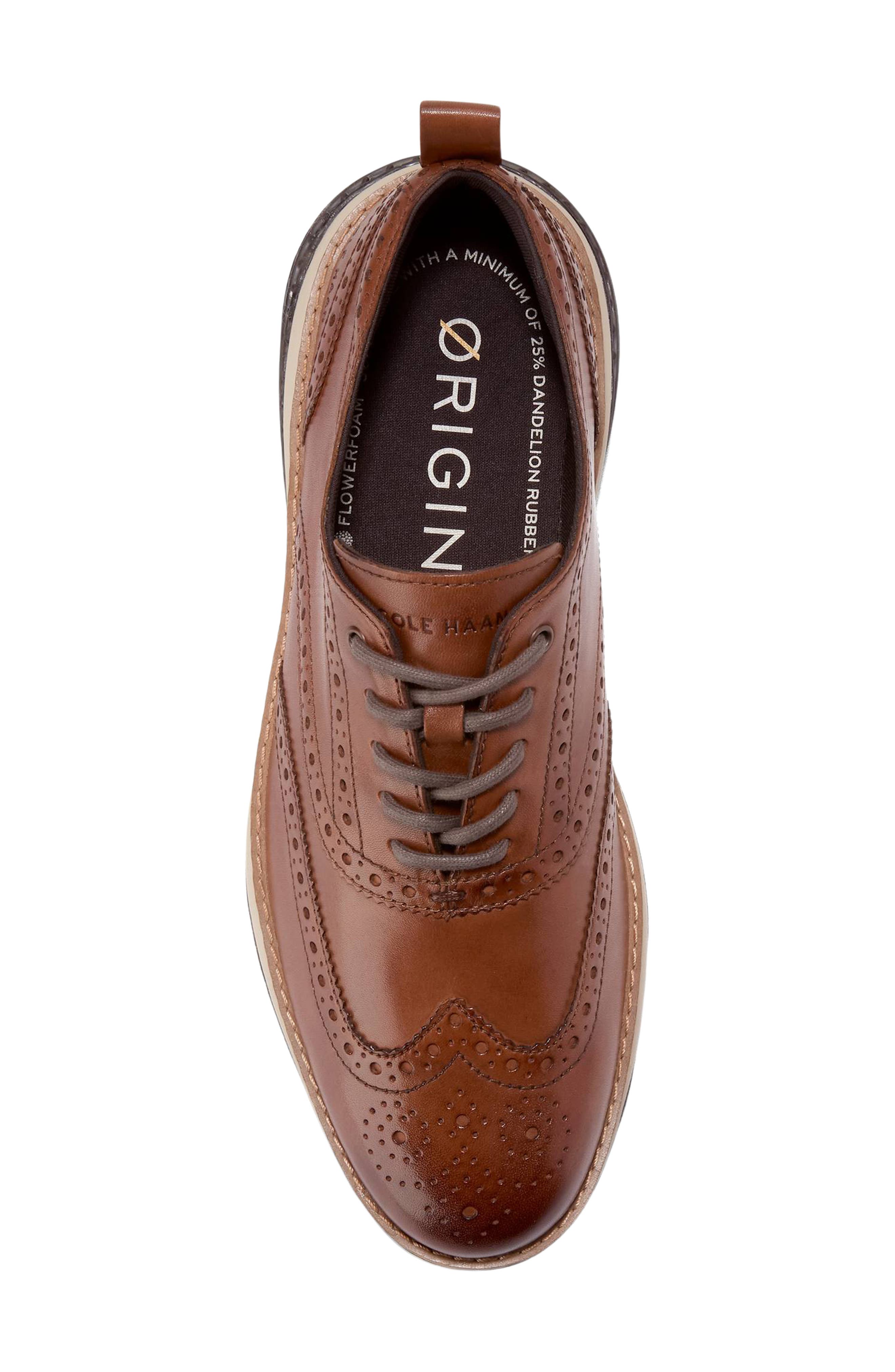 Cole Haan OriginalGrand Energyweave Wing Oxford, Alternate, color, British Tan Ivory