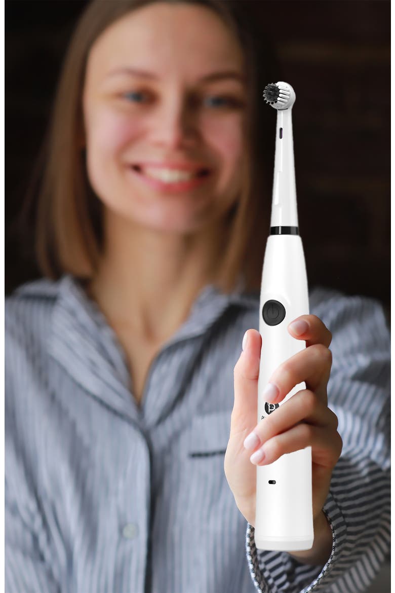 x Mario Lopez USB Rechargeable Electric Toothbrush, Alternate, color, WHITE