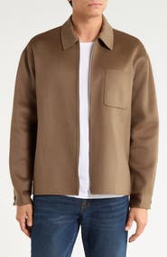 FRAME Double Face Zip Shirt Jacket