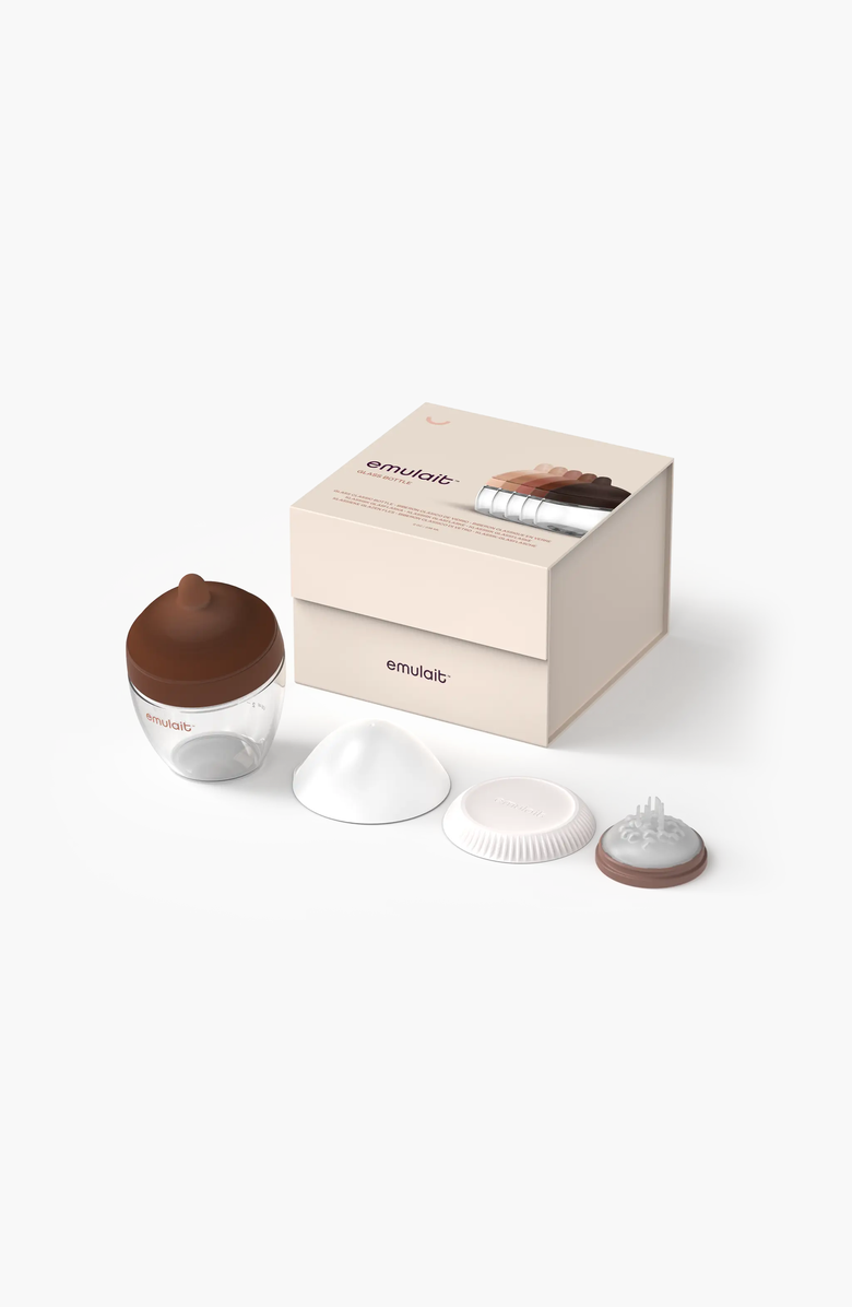 Emulait Classic Glass Feeding Bottle, Alternate, color, Deep