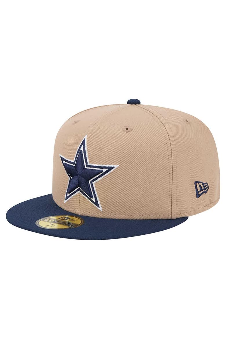 Men's New Era Tan Dallas Cowboys 59FIFTY Fitted Hat, Main, color, Tan