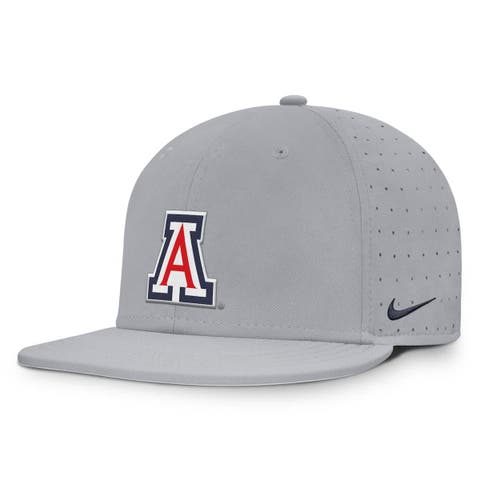Men's Nike Gray Arizona Wildcats On-Field Dugout True Performance Fitted Hat