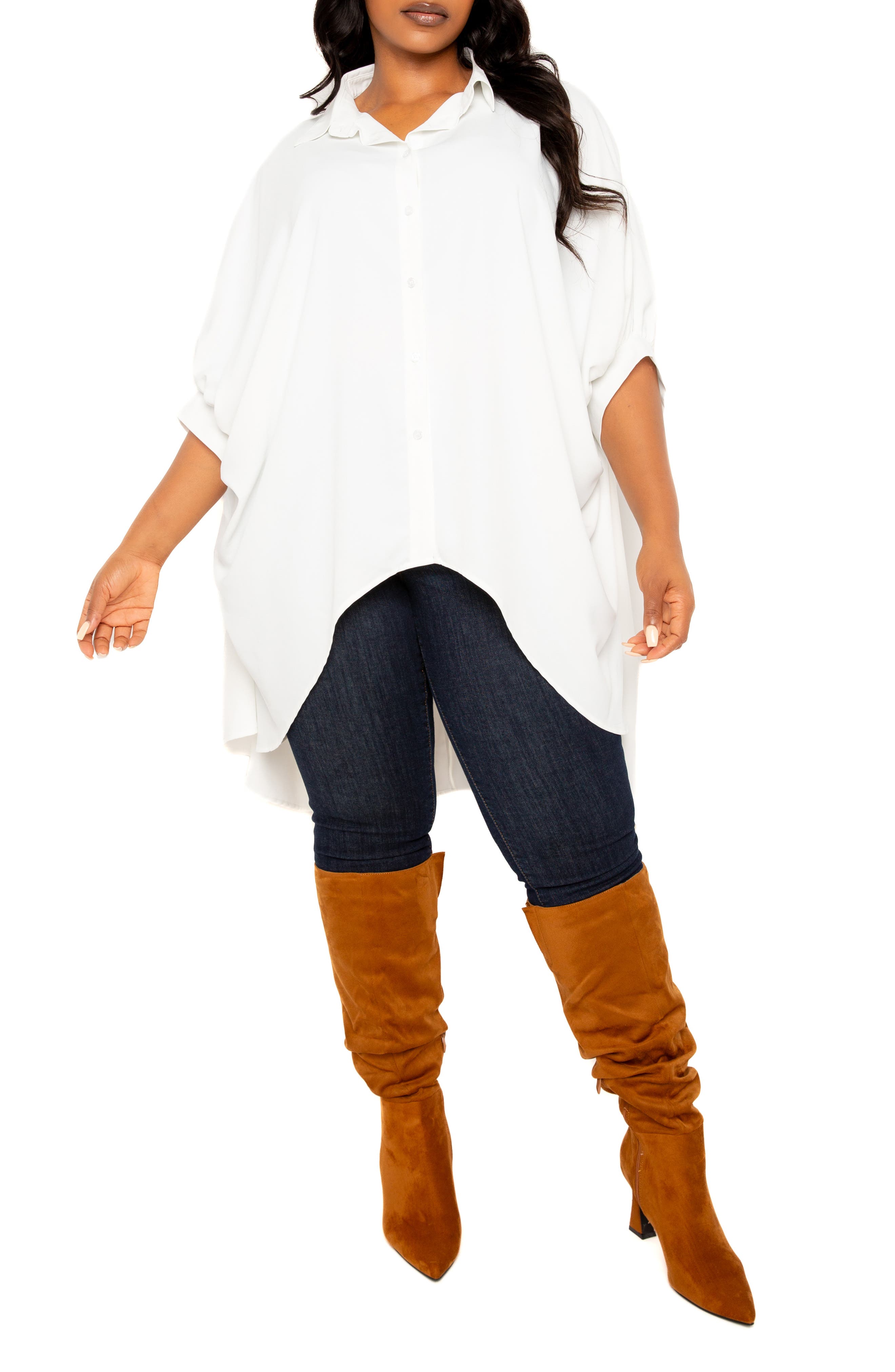Flowy High-Low Shirt - image 3