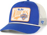 '47 Men's '47 Blue New York Knicks Emmett Heavy Twill Trucker Hitch Adjustable Hat