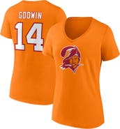 FANATICS Women's Fanatics Branded Chris Godwin Orange Tampa Bay Buccaneers Throwback Player Icon Name & Number T-Shirt