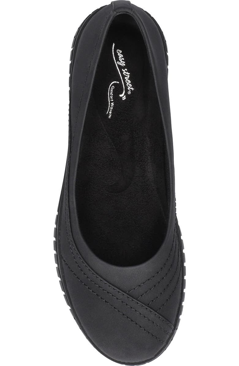 EASY STREET Cosma Flat, Alternate, color, Black
