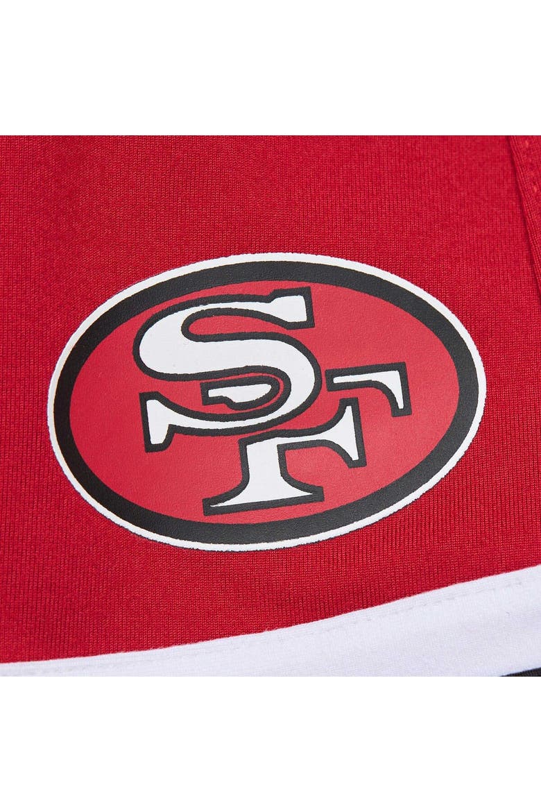 Women's Mitchell & Ness Scarlet San Francisco 49ers Throwback Logo Skort, Alternate, color, Scarlet