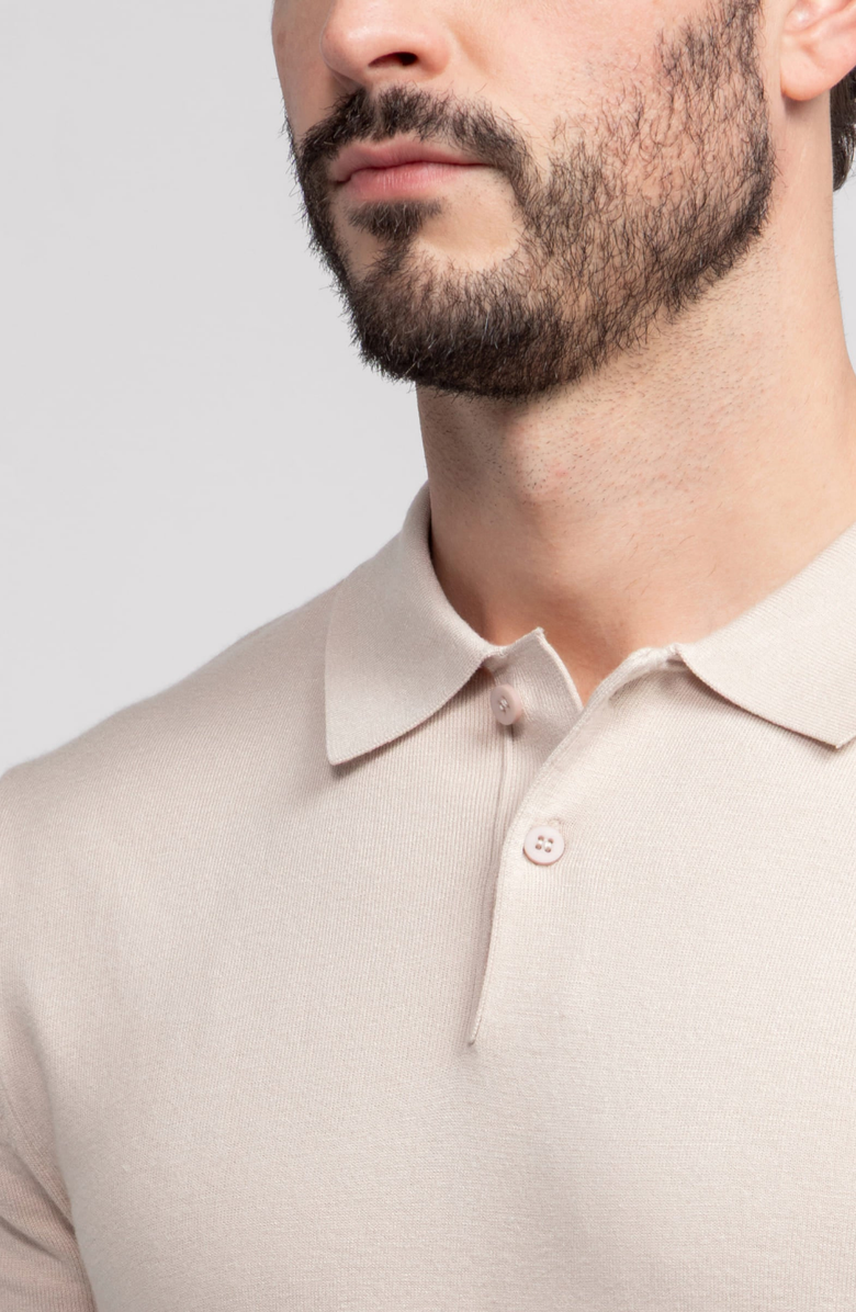 Jack Archer Legacy Polo Sweater, Alternate, color, Beige