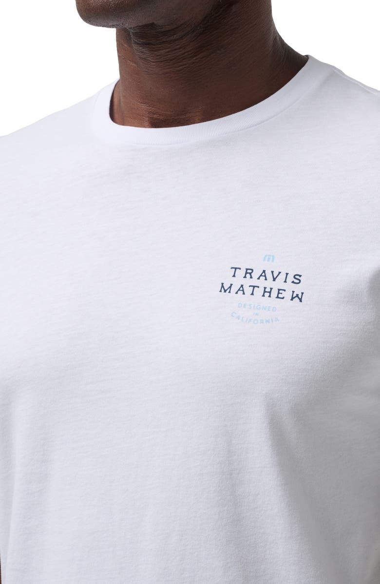 TravisMathew Getting Coconuts Graphic T-Shirt, Alternate, color, White