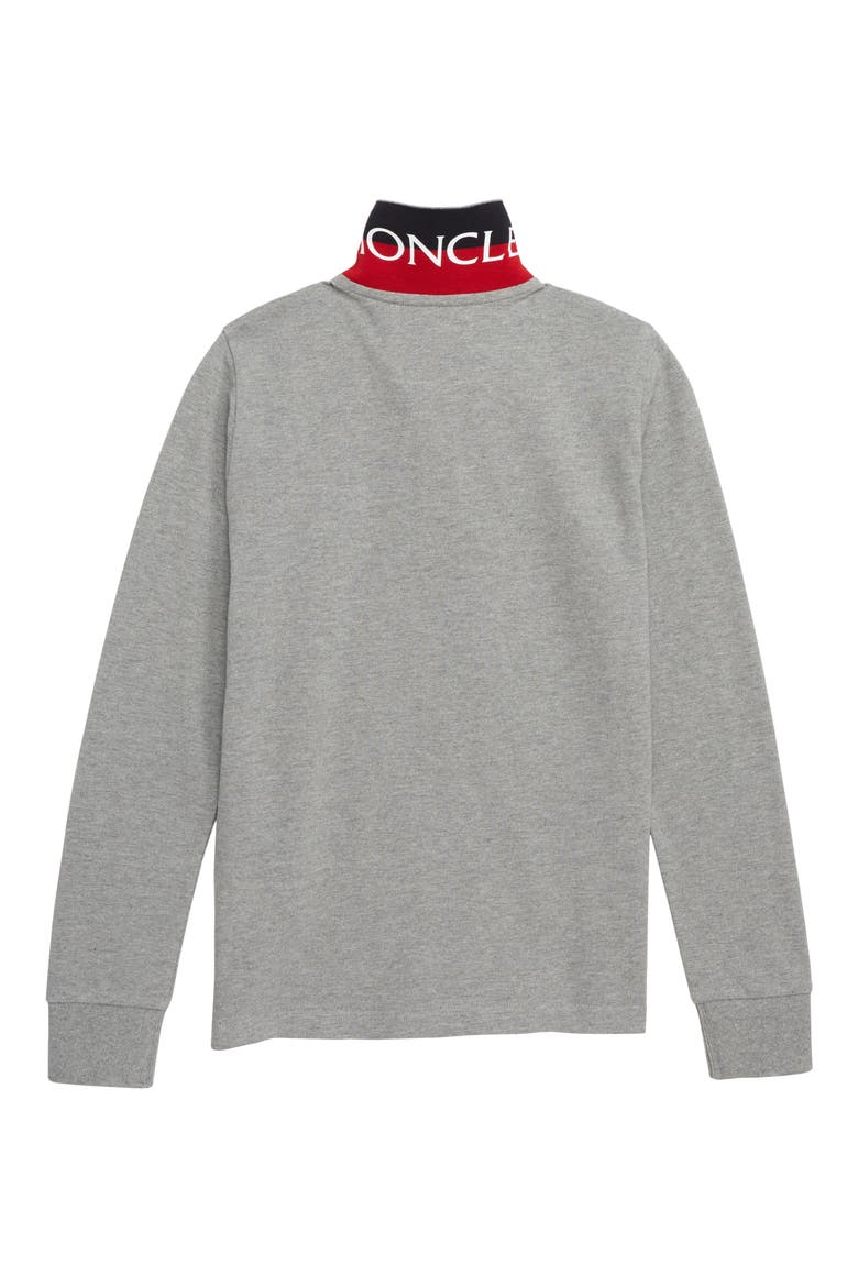 Logo Collar Polo, Alternate, color, 980 GREY