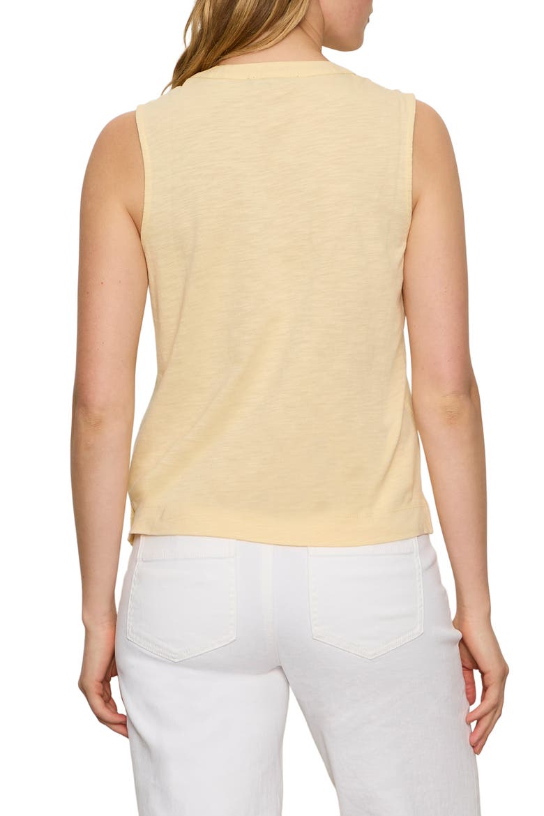 All Set Button Tank, Alternate, color, BANANA YELLOW