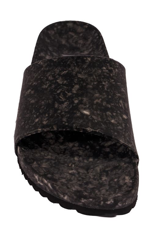 Fleks East Beach Slide Sandal In Black