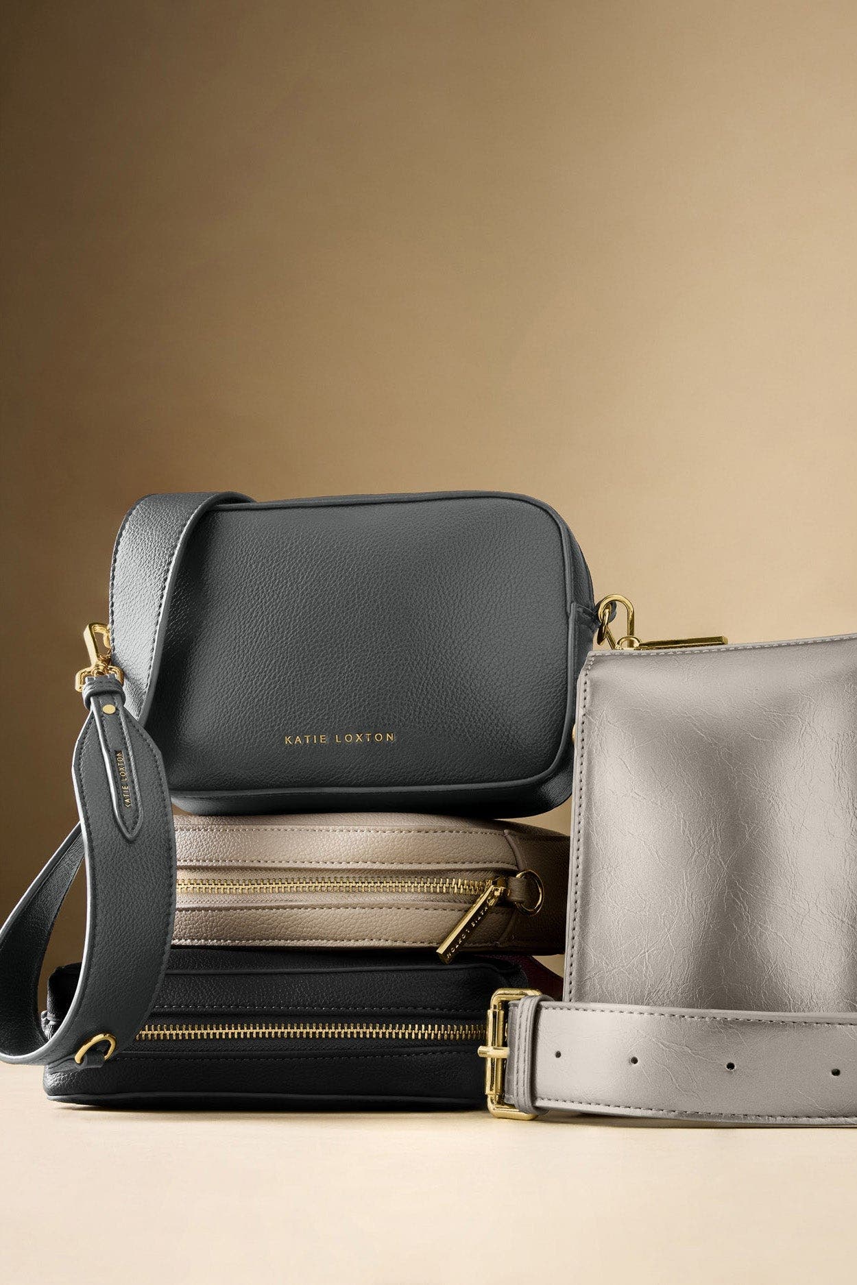 Katie Loxton Avery Small Crossbody Bag, Alternate, color, Graphite