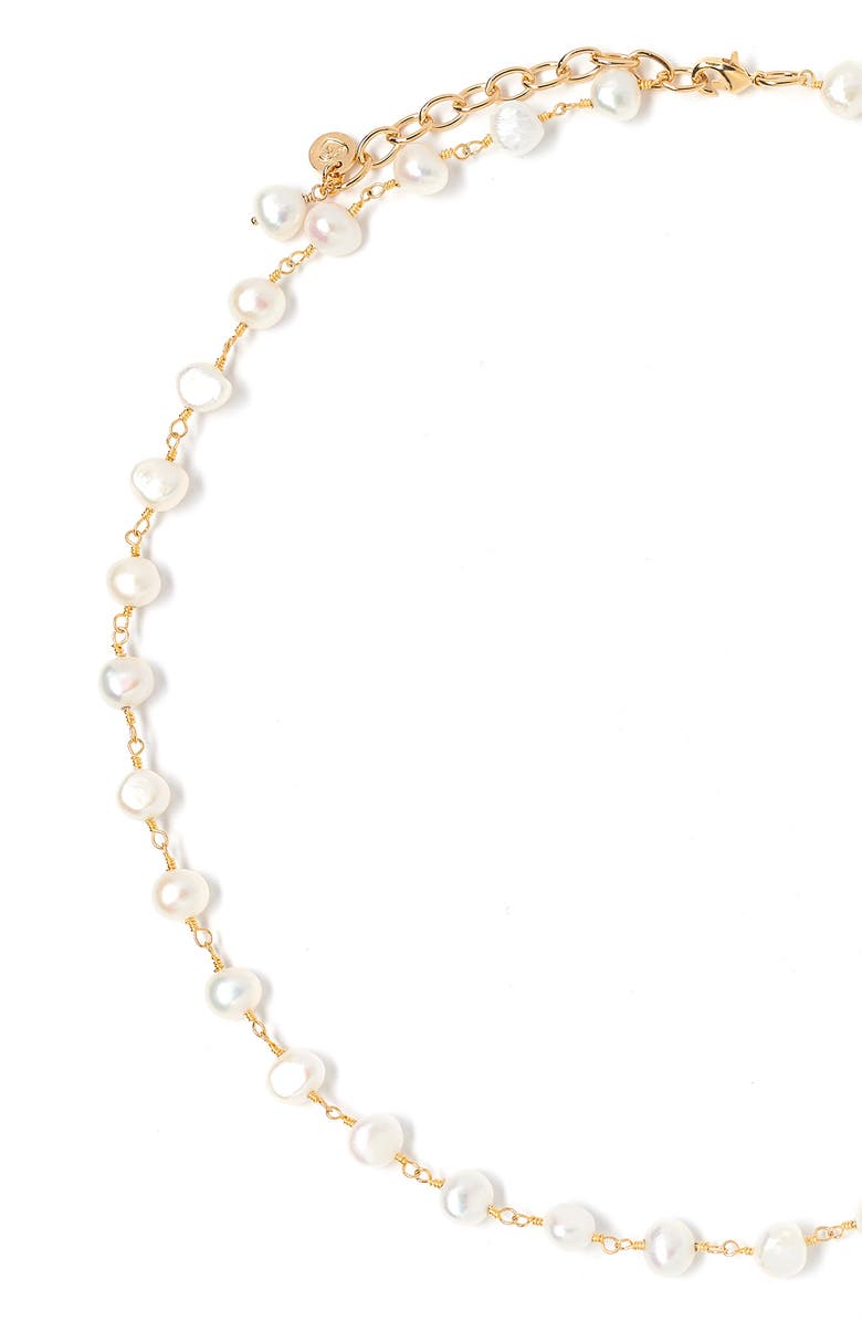 Tess + Tricia Jamie Freshwater Pearl Necklace, Alternate, color, 