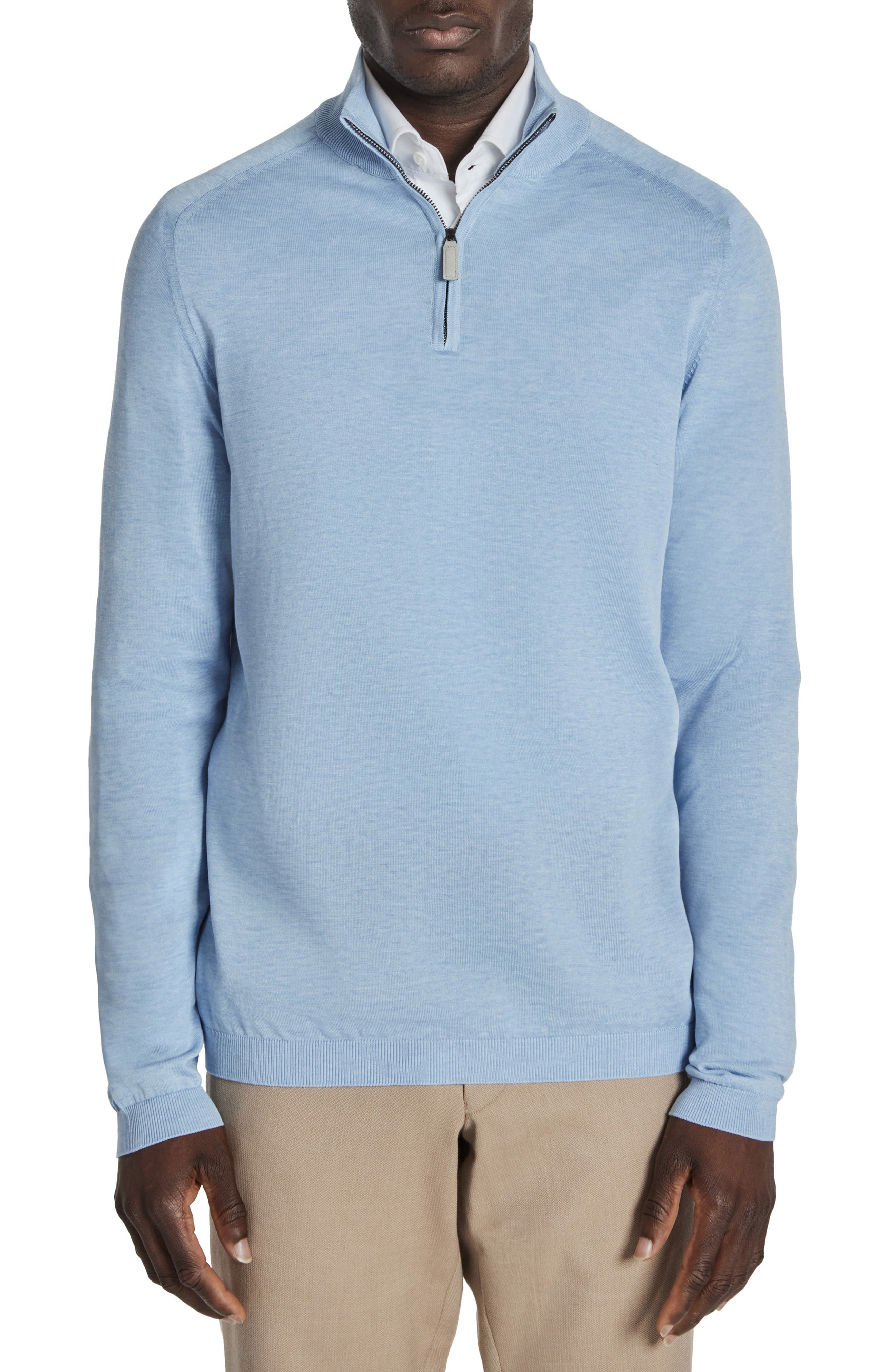 Jack Victor Braulio Quarter Zip Sweater