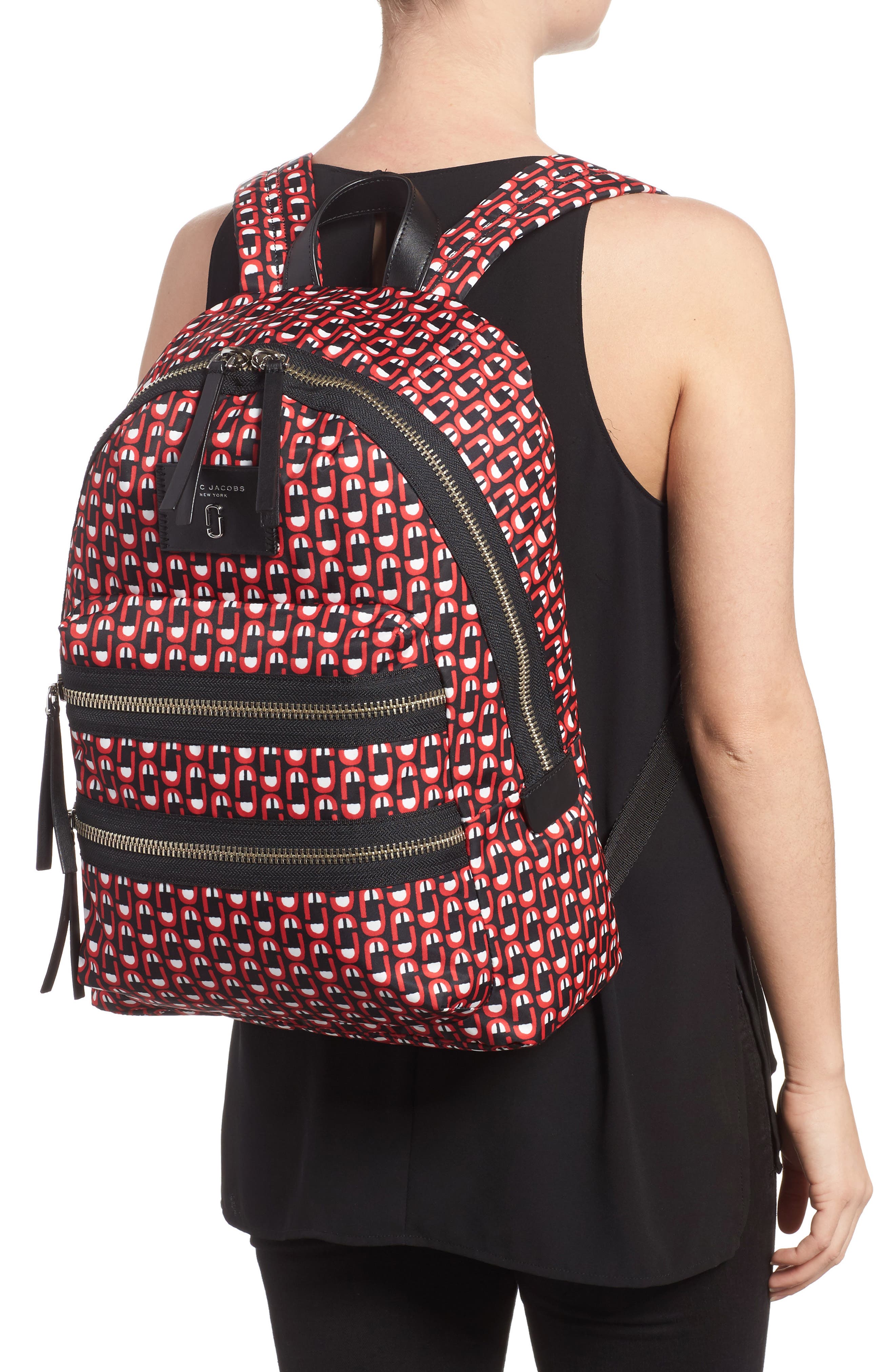 Marc Jacobs Logo Scream Biker Backpack (Women) | Nordstrom