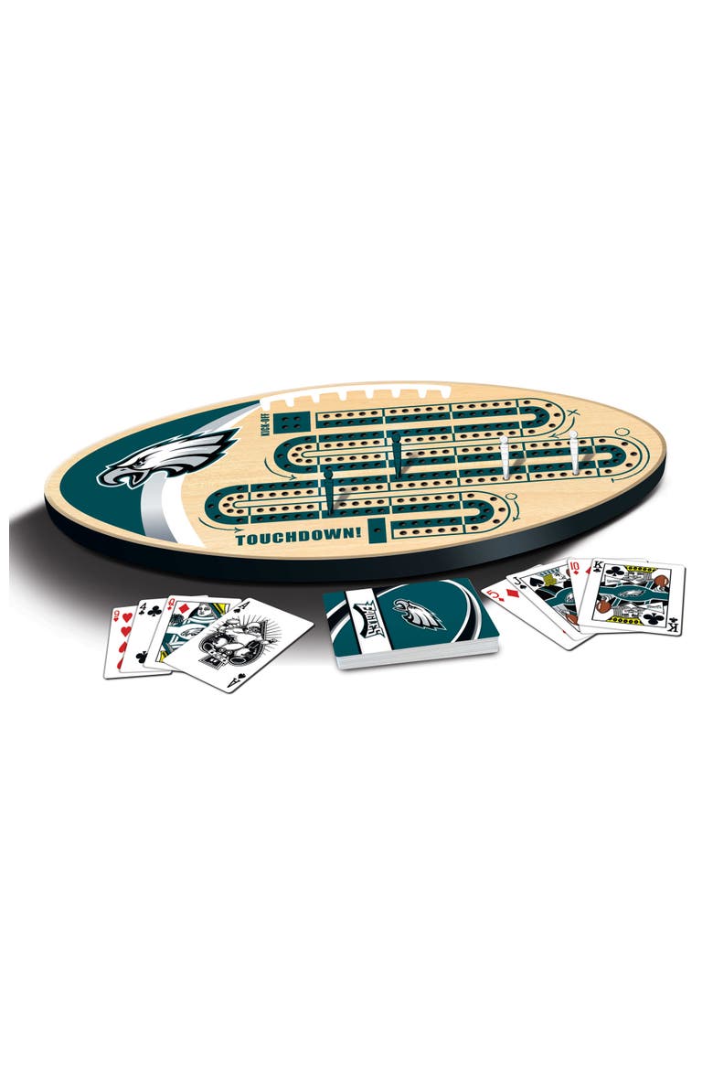 Philadelphia Eagles Cribbage, Alternate, color, Multicolor
