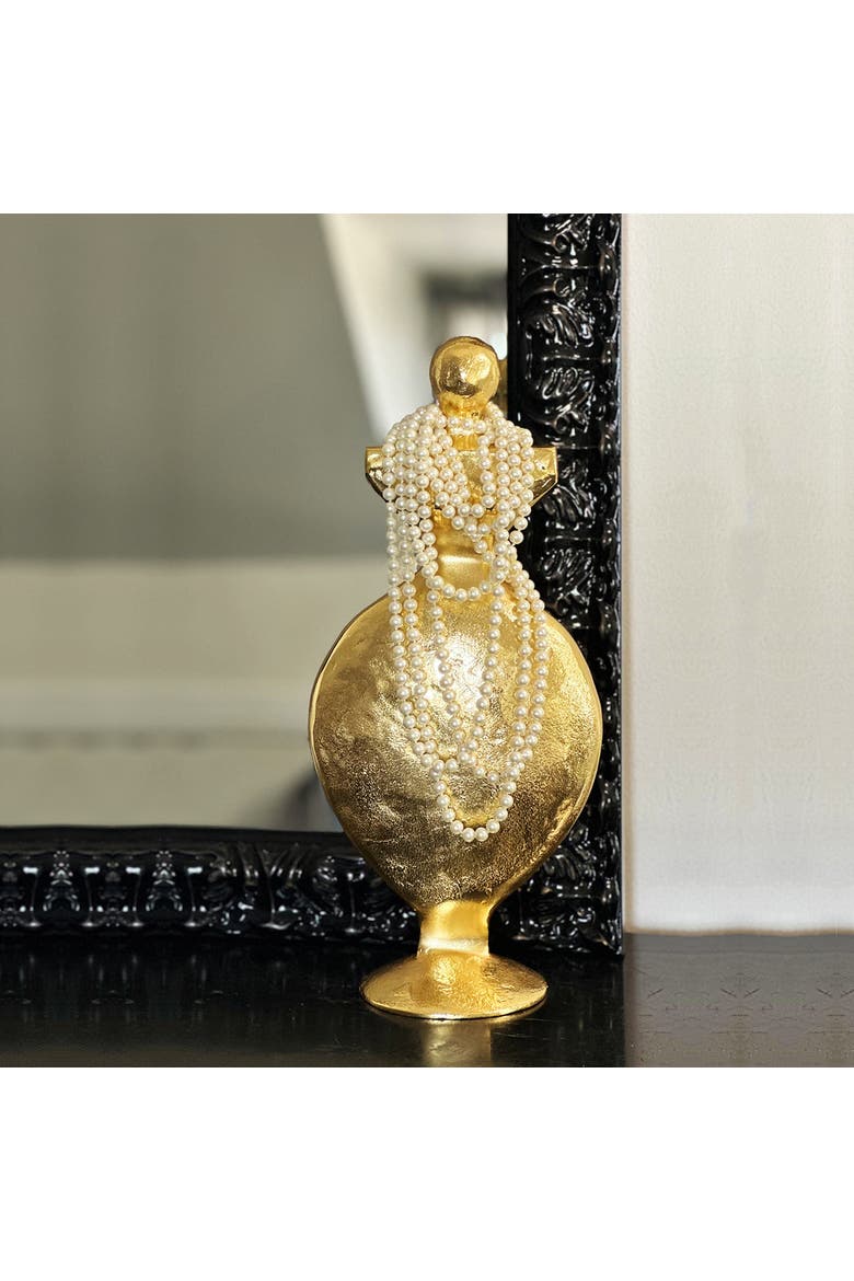 Clio Mannequin Sculpture, Alternate, color, Gold