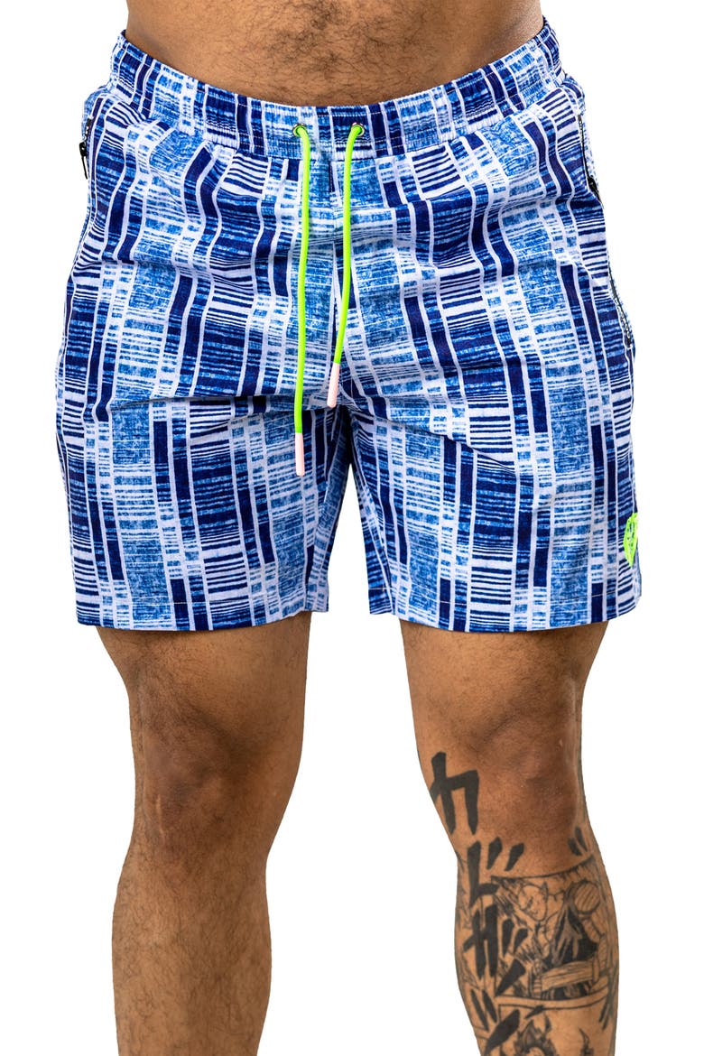 Marthyr Swim Trunks, Main, color, BLUE
