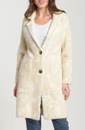 APNY Longline Faux Fur Cardigan