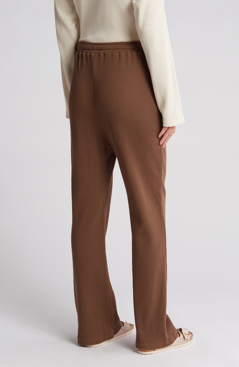 Onia Waffle Knit Flare Leg Pants, Alternate, color,
