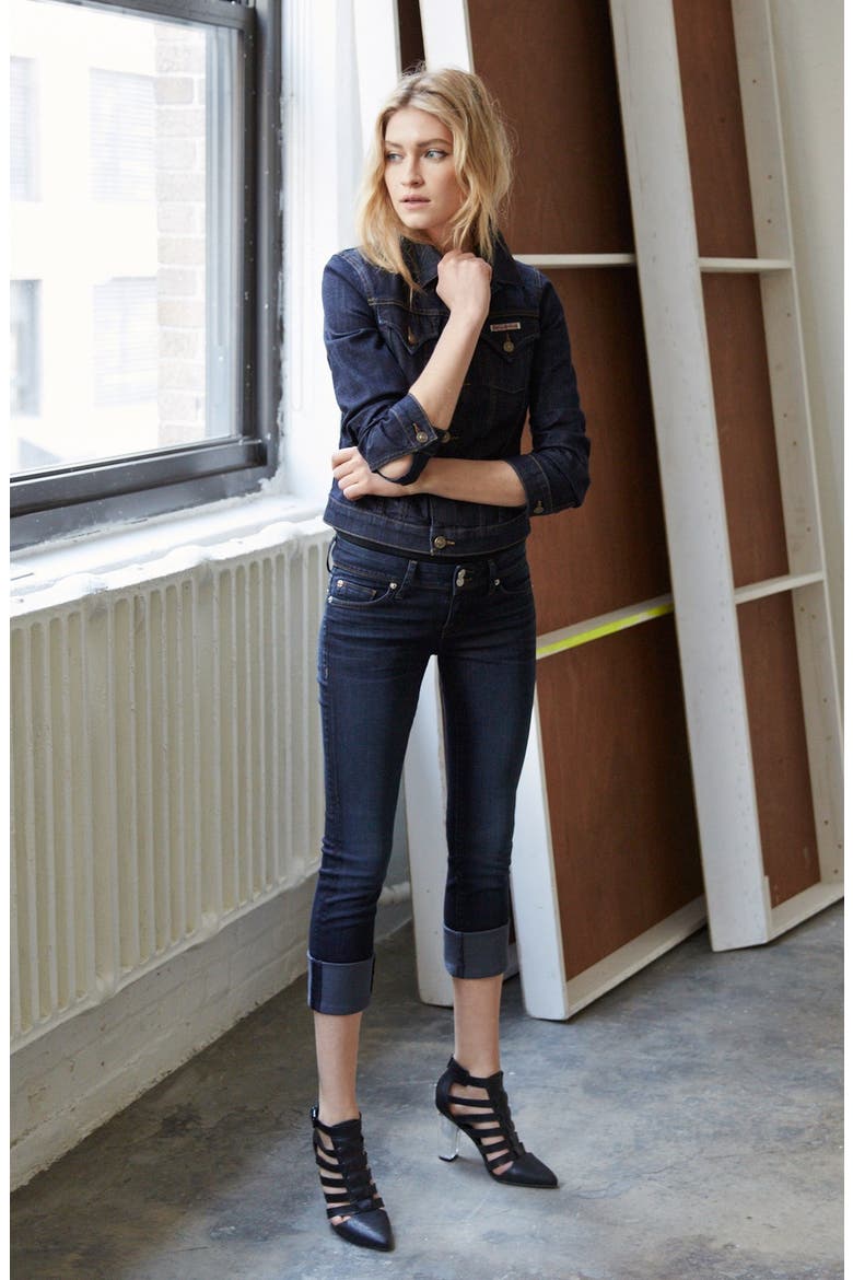 'Ginny' Crop Stretch Jeans, Alternate, color, STELLA