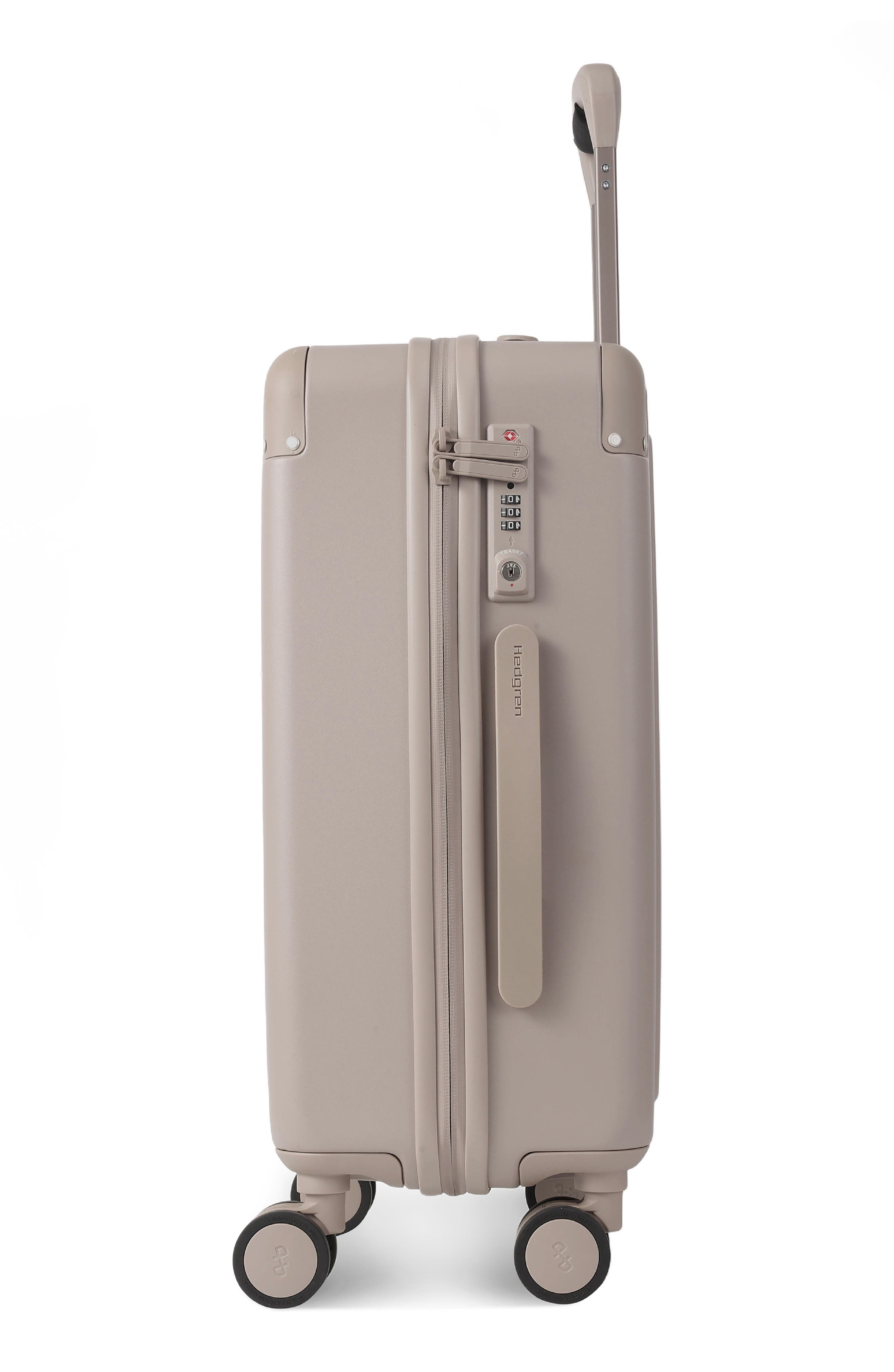 Hedgren Nostos Matte Spinner Carry-On, Alternate, color, Sahara